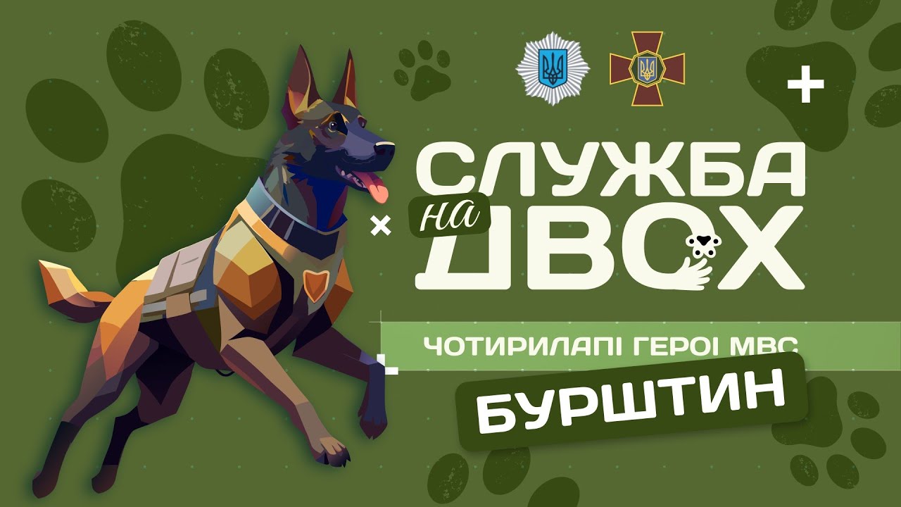 Бурштин – чотирилапий Герой Нацгвардії | Служба на двох