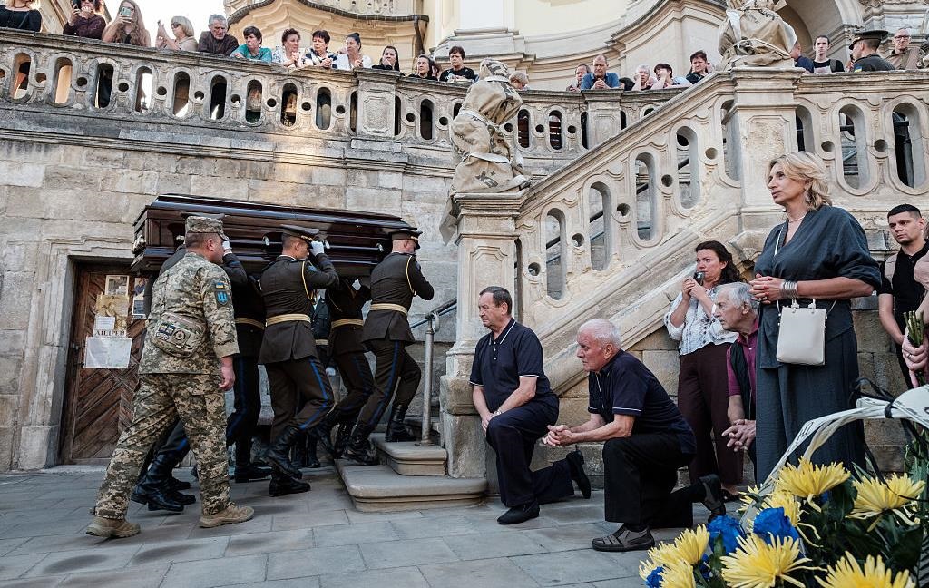 У Львові проходить церемонія прощання з Парубієм