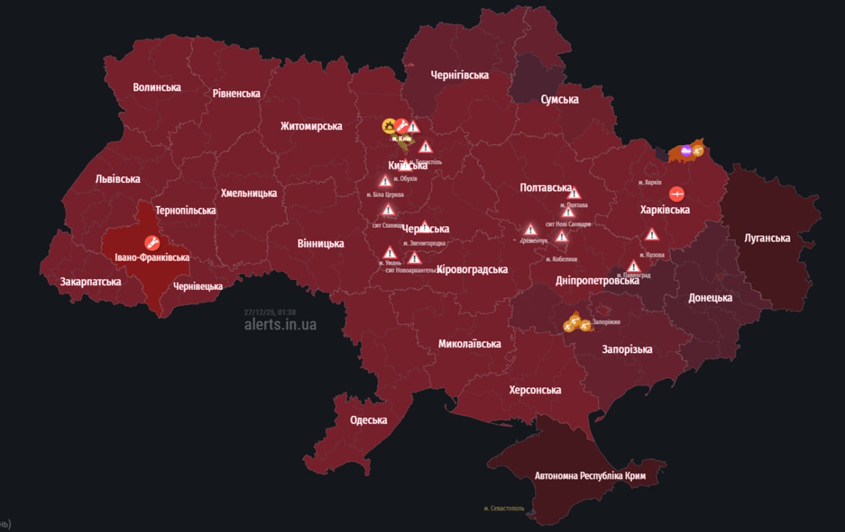 Новини України - Повітряна тривога: зліт Ту-95 і пуски Калібрів